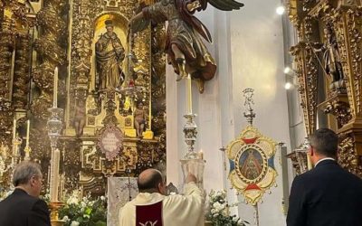 Bendecido el Guión de la Virgen de la Sierra